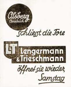Übernahme des Modehauses von Lengermann & Trieschmann in 1935