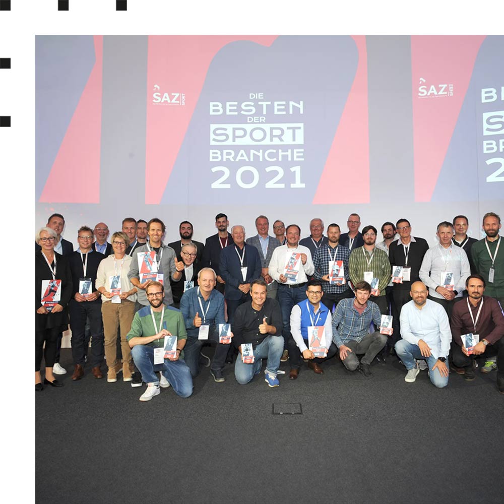 Gewinner des SAZ Sport-Awards "Die besten Händler der Sportbranche" 2021