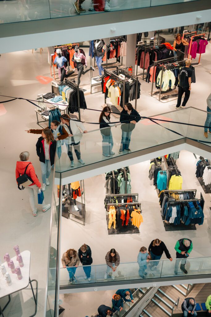 Thomas Ganter beim Intersport-Flagship-Opening bei L&T in Osnabrück